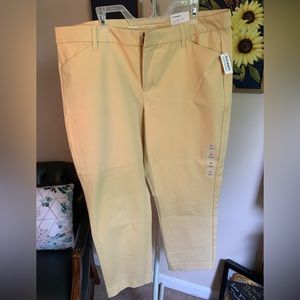 High-Waisted Pixie Skinny Pants - Yellow Better Batter